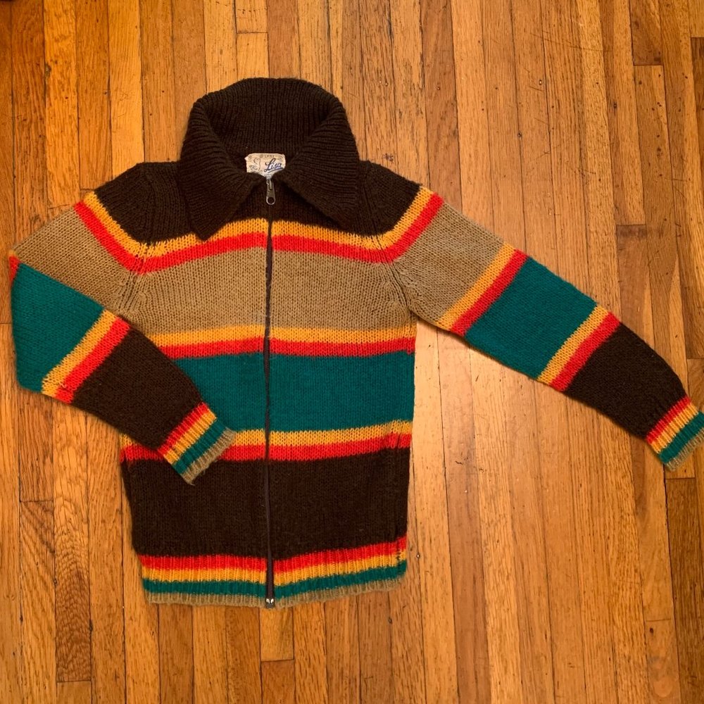 Children's Knit Zip Up Sweater